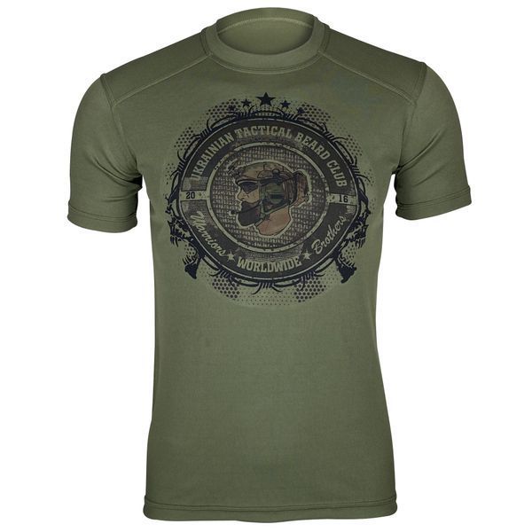 Футболка Ukrainian Tactical Beard Club | KRAMATAN Tactical Design - XS, Койот 17604 фото