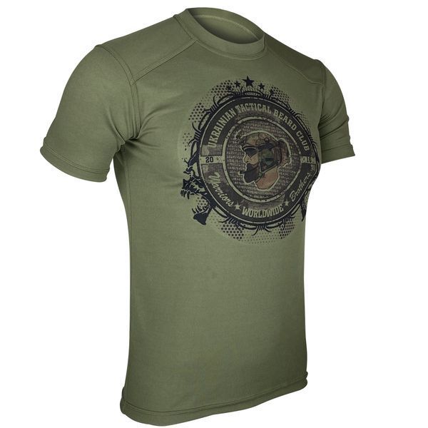 Футболка Ukrainian Tactical Beard Club | KRAMATAN Tactical Design - XS, Койот 17604 фото