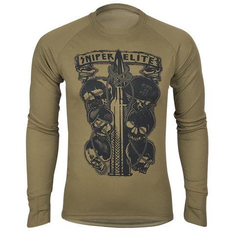 Лонгслів Sniper Elite | KRAMATAN Tactical Design - XS, Койот 17909 фото