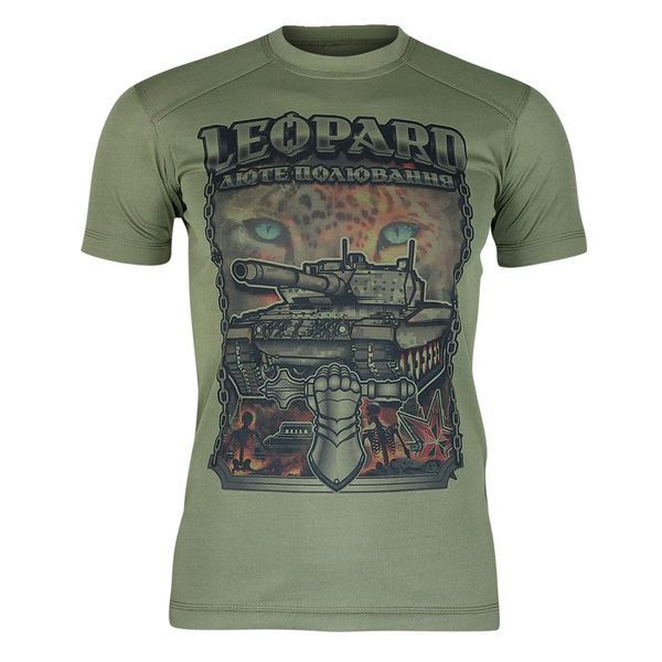 Футболка LEOPARD - Люте полювання | KRAMATAN Tactical Design - Олива, S 15226 фото
