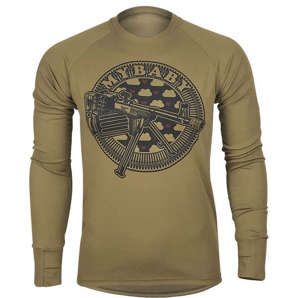 MY BABY Long-Sleeve | KRAMATAN Tactical Design - S, Coyote