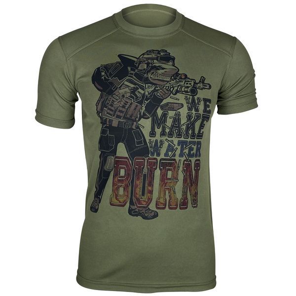 Футболка А-АКУЛА WE MAKE WATER BURN | KRAMATAN Tactical Design - XS, Койот 17520 фото