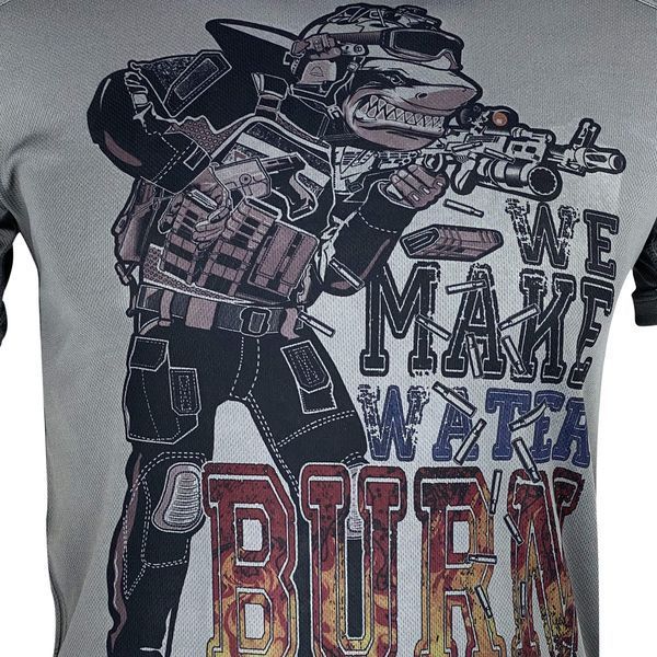 Футболка А-АКУЛА WE MAKE WATER BURN | KRAMATAN Tactical Design - XS, Койот 17520 фото