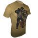 Футболка А-АКУЛА WE MAKE WATER BURN | KRAMATAN Tactical Design - XS, Койот 17520 фото 9
