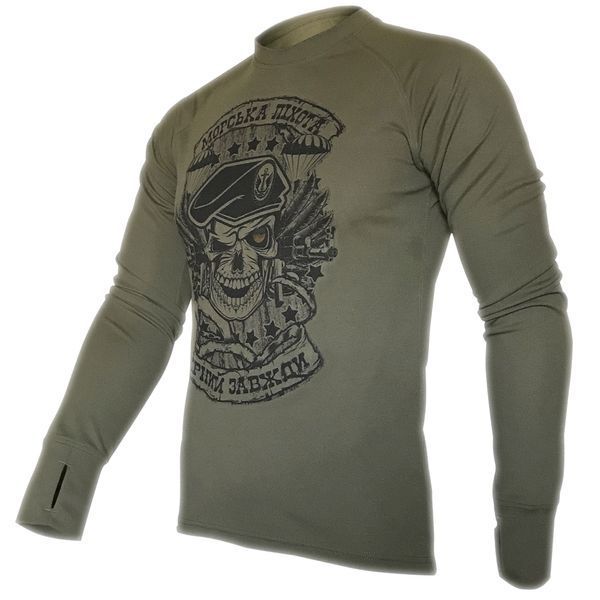 Лонгслів Морська Піхота: Вірний Завжди | KRAMATAN Tactical Design - XS, Койот 17915 фото