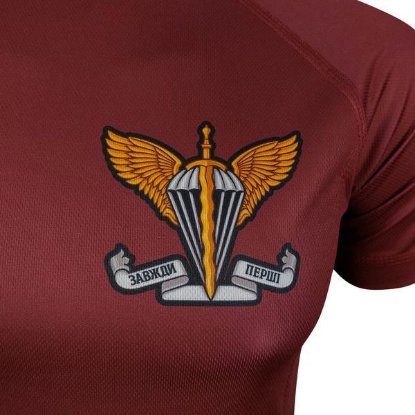 Футболка ДШВ Статутна Maroon | KRAMATAN Tactical Design - XS 17454 фото