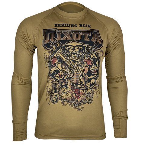 Лонгслів МЕДОЇД | KRAMATAN Tactical Design - XS, Койот 17963 фото