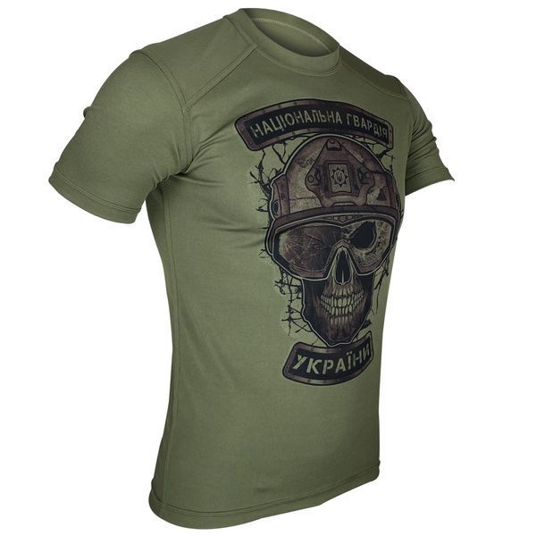 Футболка НГУ NATIONAL GUARD UKRAINE | KRAMATAN Tactical Design - S, Олива 4075 фото