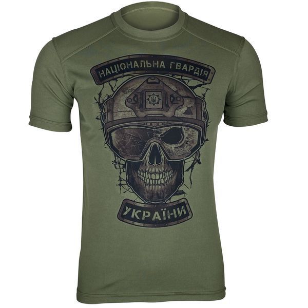 Футболка НГУ NATIONAL GUARD UKRAINE | KRAMATAN Tactical Design - S, Олива 4075 фото