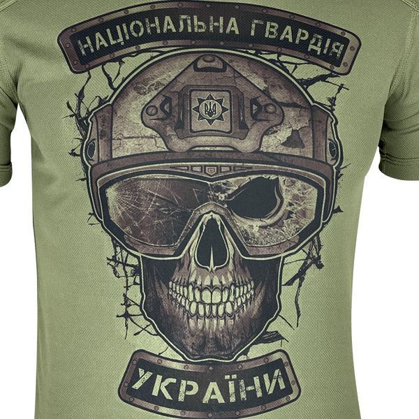 Футболка НГУ NATIONAL GUARD UKRAINE | KRAMATAN Tactical Design - S, Олива 4075 фото