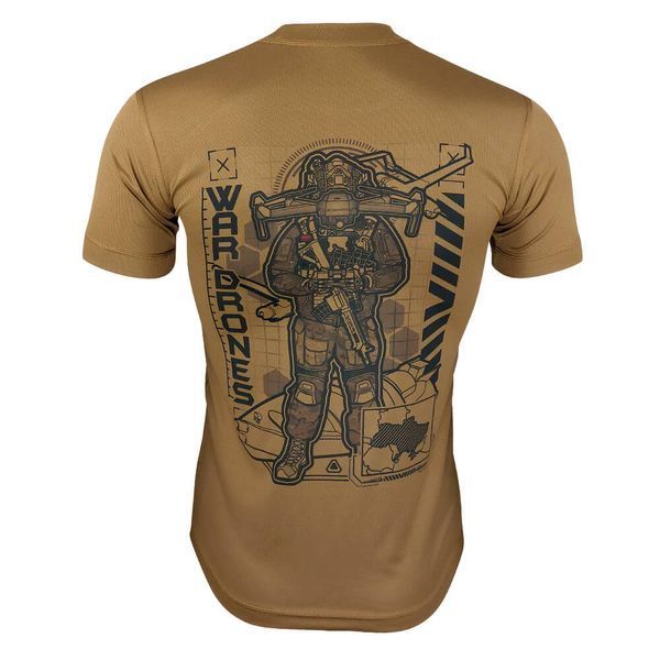 WAR DRONES T-Shirt | KRAMATAN Tactical Design - S, Olive