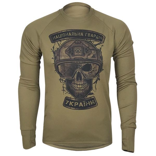 Лонгслів НГУ NATIONAL GUARD UKRAINE | KRAMATAN Tactical Design - S, Койот 2500 фото