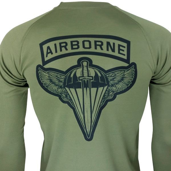 Лонгслів AIRBORNE FORCES OF UKRAINE | KRAMATAN Tactical Design - XS, Койот 17891 фото