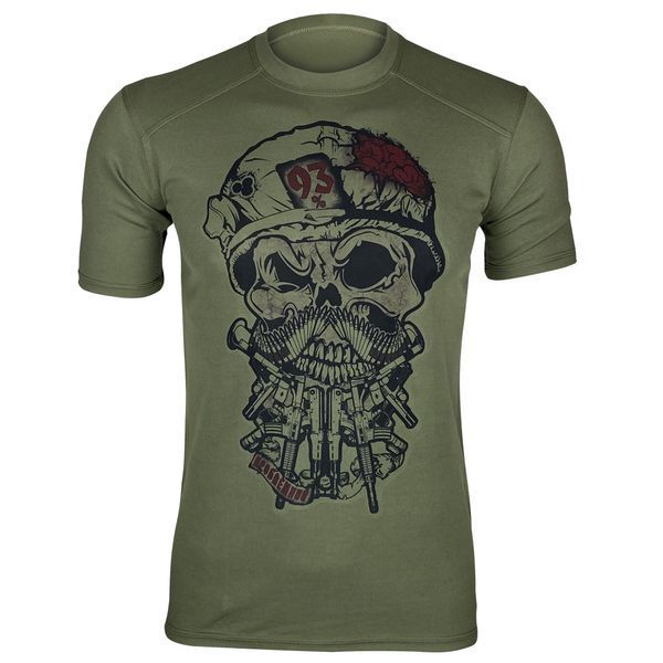Футболка 93% СКРИТИЙ ВОРОГ | KRAMATAN Tactical Design - S, Олива 4130 фото