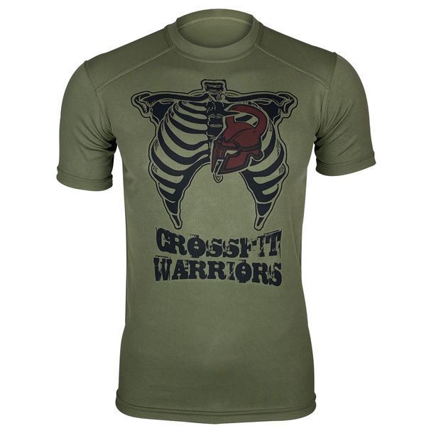Футболка Crossfit Warriors | KRAMATAN Tactical Design - S, Олива 4361 фото