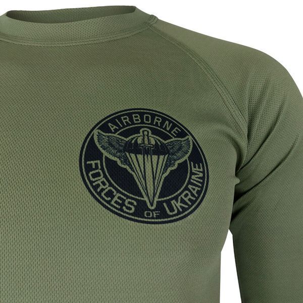 Лонгслів AIRBORNE FORCES OF UKRAINE | KRAMATAN Tactical Design - XS, Койот 17891 фото