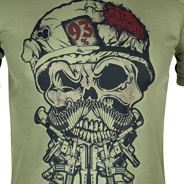 Футболка 93% СКРИТИЙ ВОРОГ | KRAMATAN Tactical Design - S, Олива 4130 фото