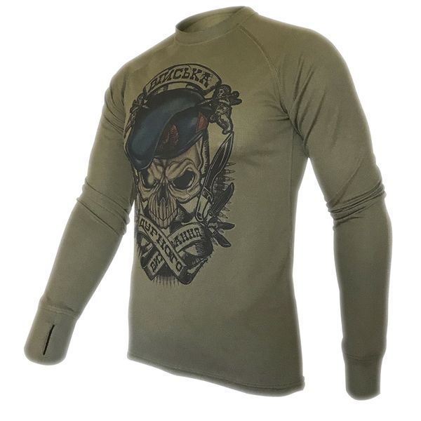 Лонгслів ВДВ: Війська Дурного Виховання | KRAMATAN Tactical Design - S, Койот 2620 фото