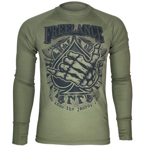 Long-Sleeve JAMBO FREELANCE | KRAMATAN Tactical Design - Olive, S