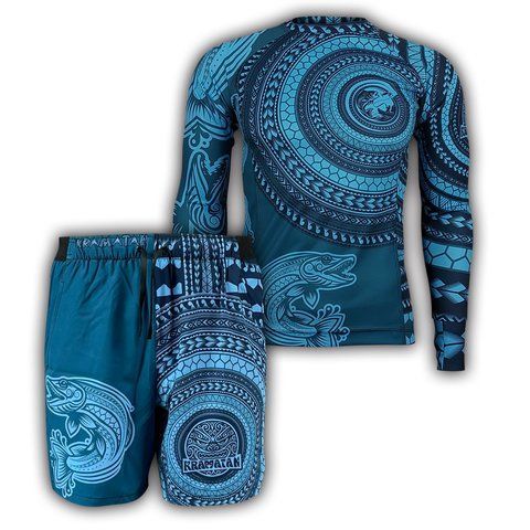 Комплект Лонгслів + Шорти FISH HUNTER MAORI | KRAMATAN Tactical Design - XS 18262 фото