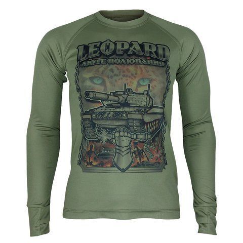 Long-Sleeve LEOPARD - Fierce Hunting | KRAMATAN Tactical Design - Olive, S