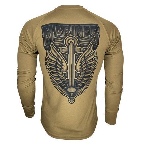 Лонгслів MARINES | KRAMATAN Tactical Design - Койот, XS 17975 фото