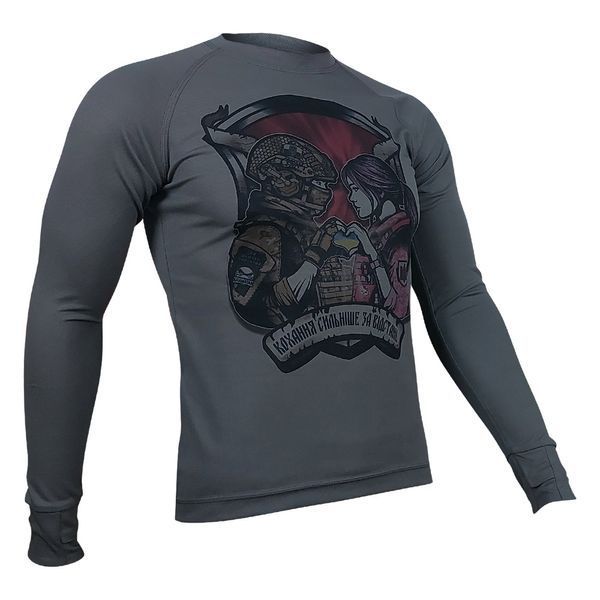 Long-Sleeve Love Is Stronger Than Distance | KRAMATAN Tactical Design &ndash; S, Olive