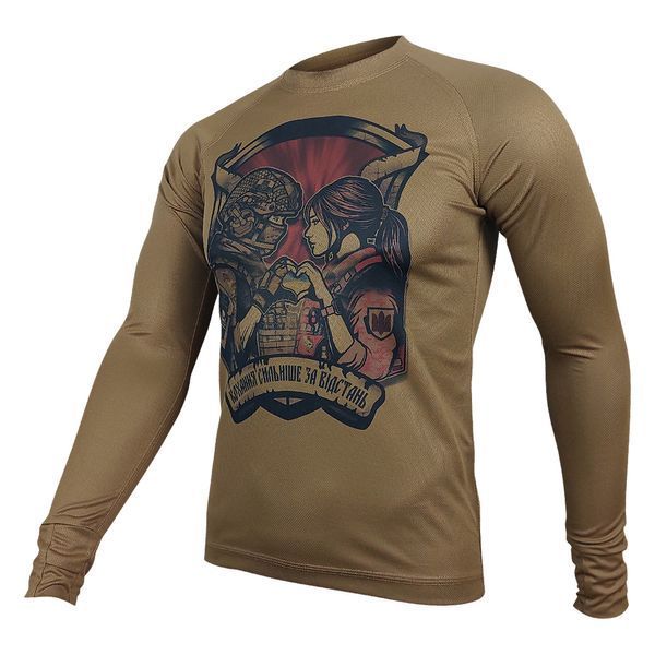 Long-Sleeve Love Is Stronger Than Distance | KRAMATAN Tactical Design &ndash; S, Olive
