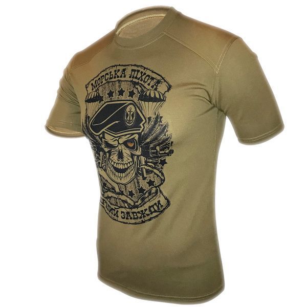 Marine Corps T-Shirt: Faithful Always | KRAMATAN Tactical Design - S, Olive