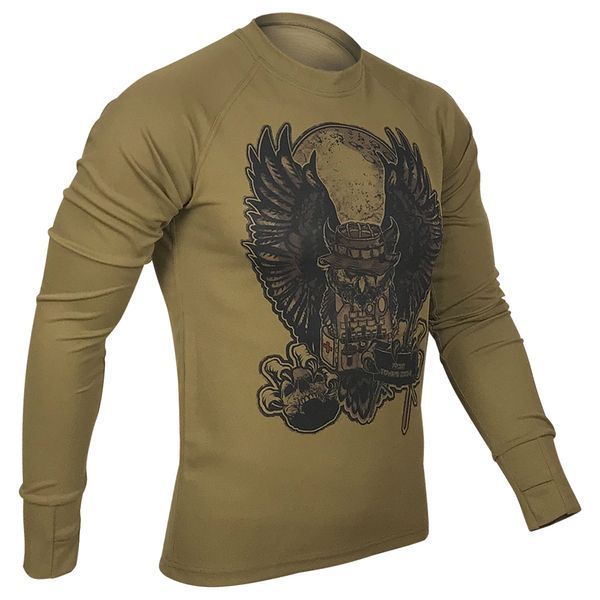 Лонгслів СОВА | KRAMATAN Tactical Design - XS, Койот 17849 фото