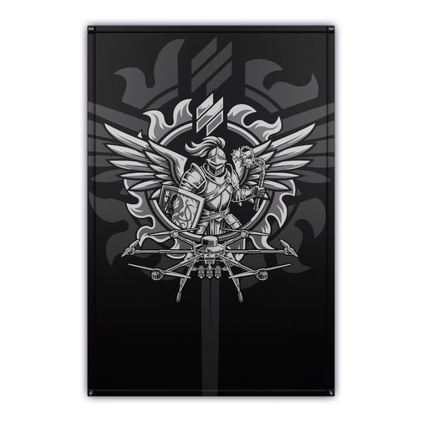 Банер SILVER FPV Black | Large - 1500x1000 мм KRAMATAN Tactical Design 18217 фото