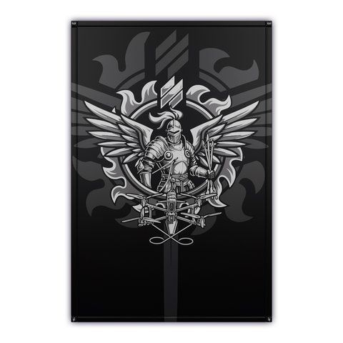 Банер SILVER VAMPIR Black | Large - 1500x1000 мм KRAMATAN Tactical Design 18218 фото