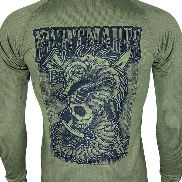 Long-Sleeve NIGHTMARES | KRAMATAN Tactical Design - Olive, S