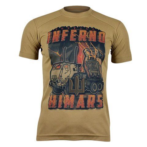 Футболка HIMARS Пекельна Справедливість | KRAMATAN Tactical Design - Койот, XS 17730 фото