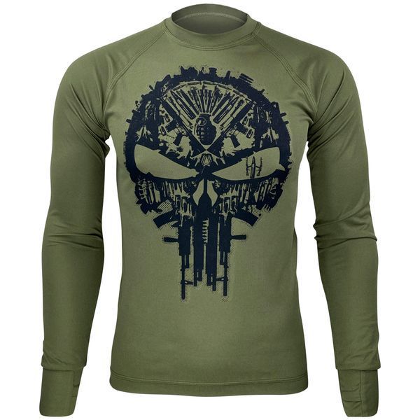 Лонгслів Каратель (The Punisher) | KRAMATAN Tactical Design - S, Олива 2579 фото