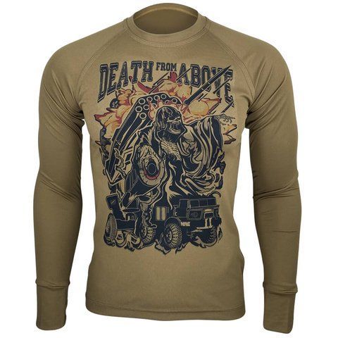 Лонгслів DEATH from ABOVE | АРТА | KRAMATAN Tactical Design - Койот, XS 17831 фото
