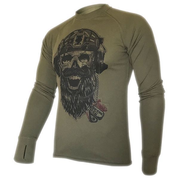 Лонгслів ПІХОТА &ldquo;ЯКЩО НЕ ВОНИ,ТО МИ&rdquo; | KRAMATAN Tactical Design - S, Койот 2480 фото