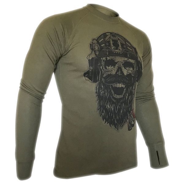 Лонгслів ПІХОТА &ldquo;ЯКЩО НЕ ВОНИ,ТО МИ&rdquo; | KRAMATAN Tactical Design - S, Койот 2480 фото