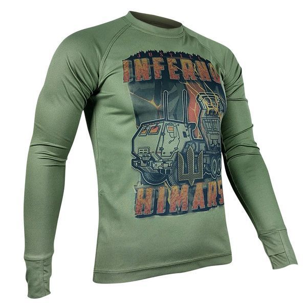 Long-Sleeve HIMARS Hell's Justice | KRAMATAN Tactical Design - Olive, S