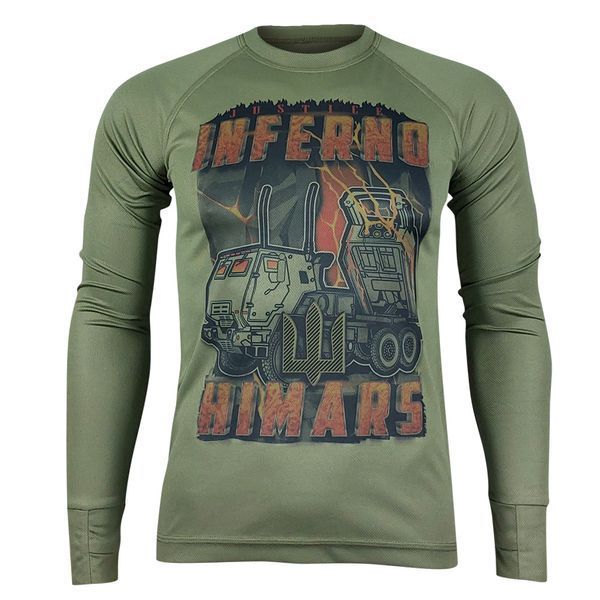 Long-Sleeve HIMARS Hell's Justice | KRAMATAN Tactical Design - Olive, S