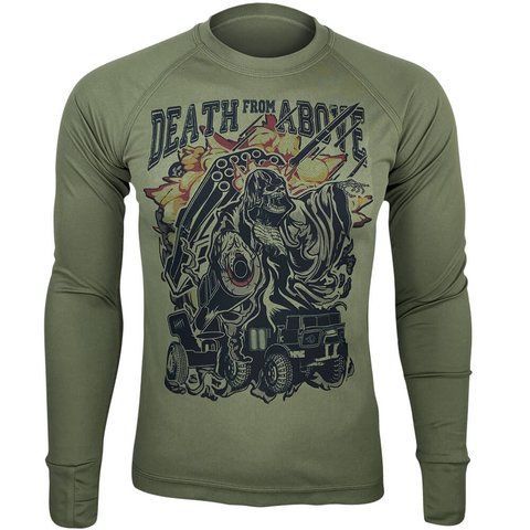 Long-Sleeve DEATH from ABOVE | ARTA | KRAMATAN Tactical Design - Olive, S