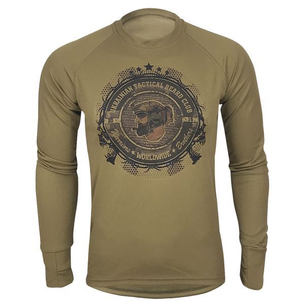 Лонгслів Ukrainian Tactical Beard Club | KRAMATAN Tactical Design - S, Койот 2610 фото