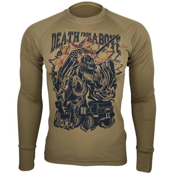Лонгслів DEATH from ABOVE | АРТА | KRAMATAN Tactical Design - Койот, XS 17831 фото