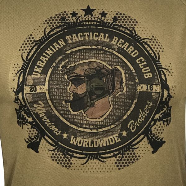 Лонгслів Ukrainian Tactical Beard Club | KRAMATAN Tactical Design - S, Койот 2610 фото