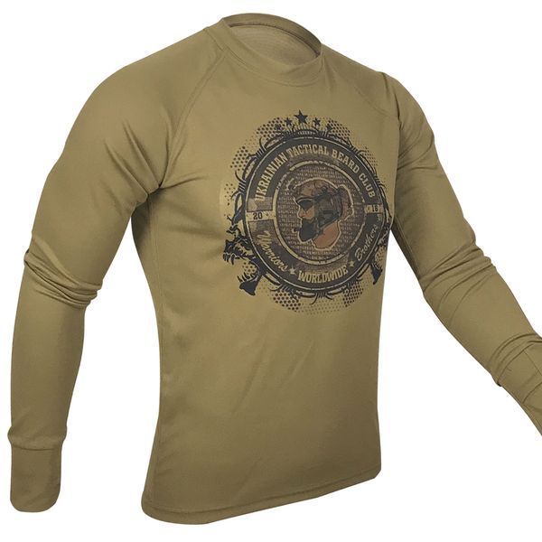 Лонгслів Ukrainian Tactical Beard Club | KRAMATAN Tactical Design - S, Койот 2610 фото