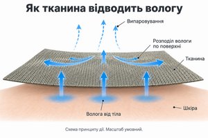 Як працює тканина COOLMAX&reg;: комфорт під час спеки та активного руху фото