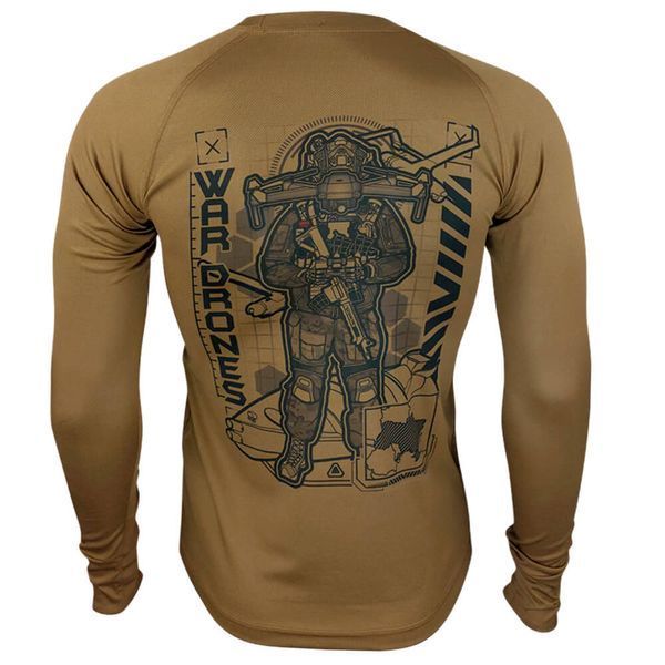 Long-Sleeve WAR DRONES | KRAMATAN Tactical Design - Olive, S