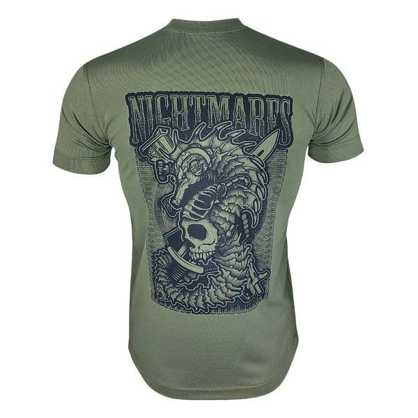 Футболка NIGHTMARES | KRAMATAN Tactical Design - Олива, S 14251 фото