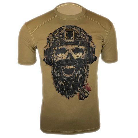 Футболка ПІХОТА &ldquo;ЯКЩО НЕ ВОНИ,ТО МИ&rdquo; | KRAMATAN Tactical Design - XS, Койот 17538 фото