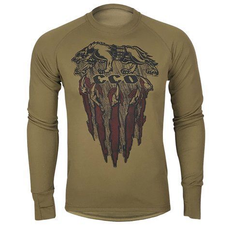 Лонгслів ССО "ВОВКУЛАКА" | KRAMATAN Tactical Design - XS, Койот 17903 фото